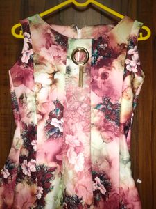 Jacquard Flared Dress