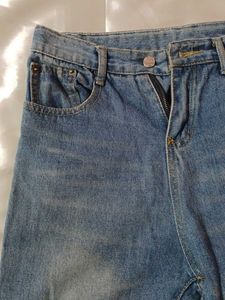 Classic Blue High Rise Denim Jeans
