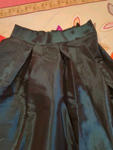 Ethnic Stylish Silk Skirt And Top