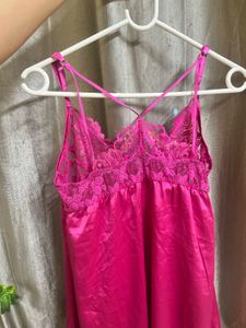 Pink Bow Night Suit