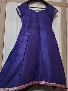 Navy Blue Anarkali Kurti