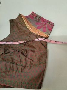 Light Orange Silk Cotton Saree...