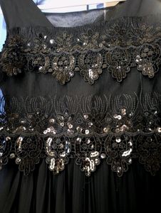 Black Gown with Sparkling.