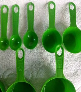 Green Measuring Spoons Set