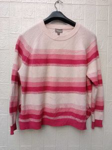 New with tag Pinterest Korean Striped Knit Sweater
