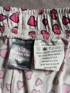 Heart Print Pajama Shorts