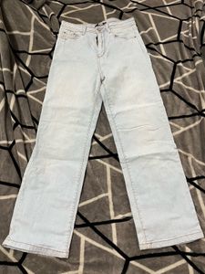 Light Wash Wide Leg Jeans