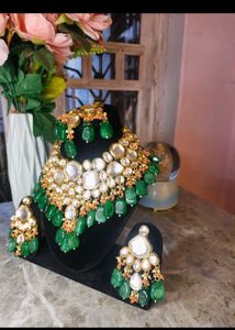 Royal Green Kundan Bridal Set