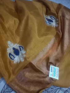 Elegant Mustard Saree