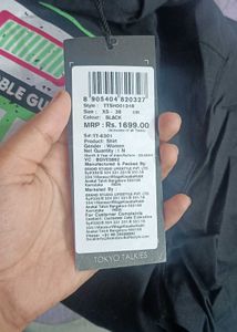 New Branded Oversized Black Shirt