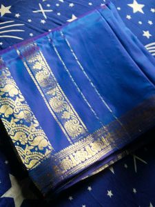 Blue Silk Saree