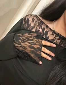 Black Lace Top