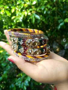 Sparkling Bangle Set