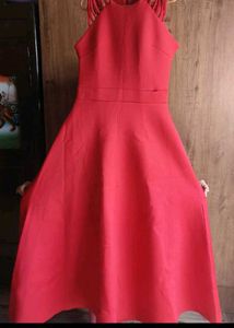 Red Fit and Flare Dress