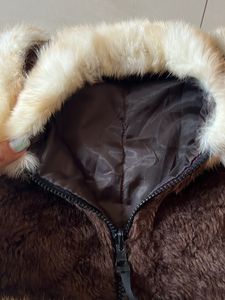Beautiful Sleeveless Fur Coat For Kids