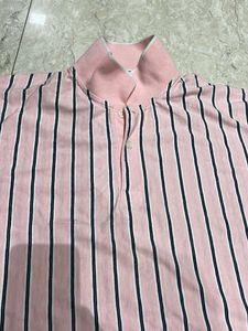 Striped Pink Polo Shirt