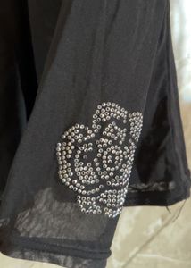 Black Sequin Top