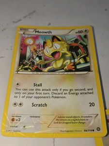 Meowth Pokemon Card