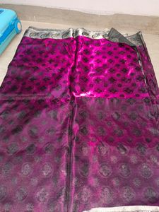 Magenta Saree