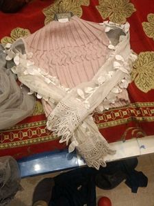 Elegant Knit Top with Sheer beautifull Sleeves