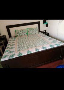 Jaipuri Print Pure Cotton Bedsheet 2 Times Used