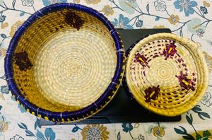 Bamboo Handcrafted Storage Tokri-Assames