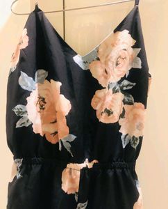 Forever 21 Floral Blogger Style Jumpsuit