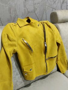 Crop Mustard Jacket