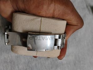 Aviator Men&#39;s Chronograph Watch With World Clock