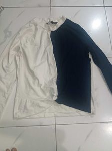 Two-Tone Knotted Long Sleeve
