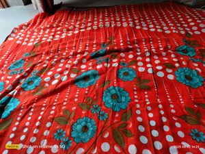 Floral Print Saree