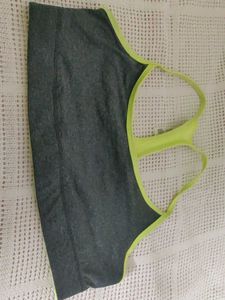 Gray Sports Bra