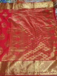 Red Bridal Kanchipuram Silk Saree