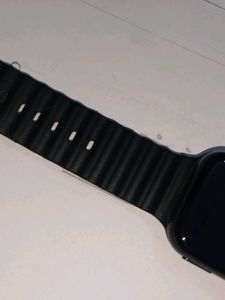 Black Smart Watch with Charger