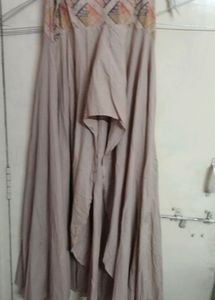 Top In Umbrella Pattern Full Flare