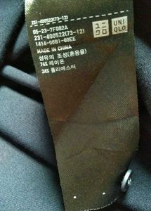 UNIQLO Navy Blue Shirt