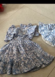 Cute Blue &amp; White Dress