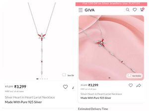 Giva Heart In ♥️ Lariat Necklace