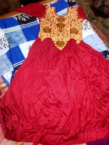 Readymade Mahroon Gown