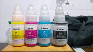 Canon G3012 Printer Geniune Ink Bottles Half Left