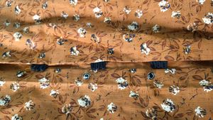 Orange Short Kurta type  Shirt