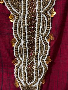 Maroon Embroidered Tunic