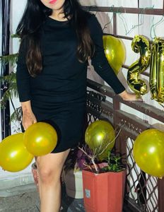 Little Black Warm Dress
