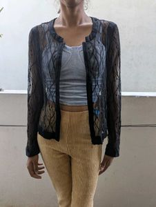 Black Net Jacket