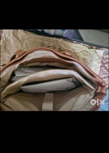 Caprese Tan Structured Shoulder Bag