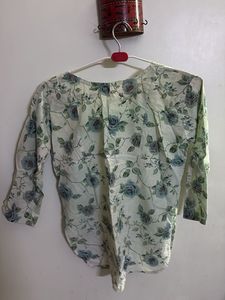 Floral Print Top Kurti