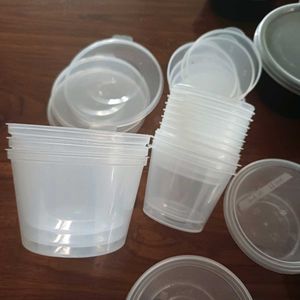 Assorted Set Of 29 Small Plastic Food Containers