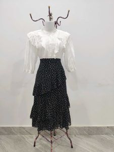 Polka Dot Ruffle Skirt