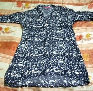 Haute Curry Printed High Low Tunic