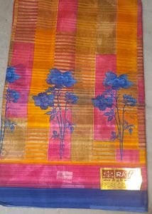 Floral Print Saree